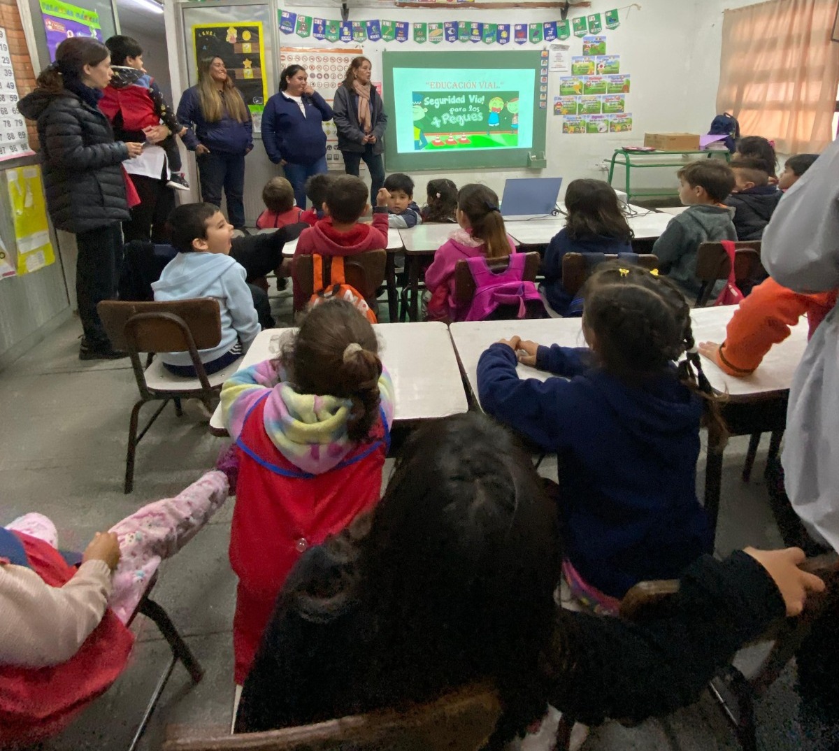 Brindaron una charla de Educación Vial en la Escuela Bartolomé González